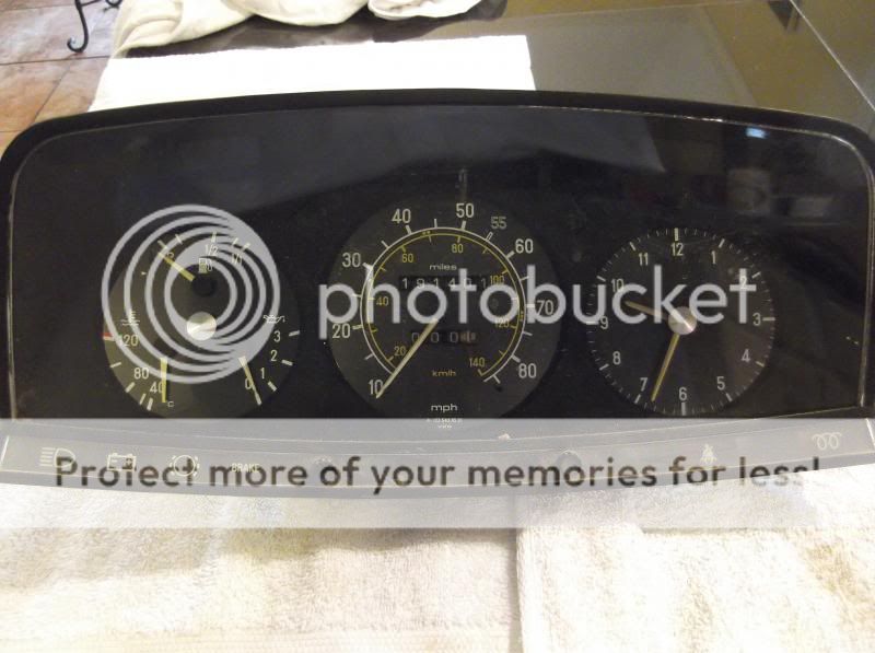 Mercedes cluster gauge needle paint kit PeachParts MercedesBenz Forum